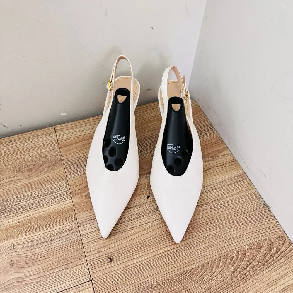 27 EDIT Naturalizer Elaine slingback pumps White Women’s Size 9.5 Wide